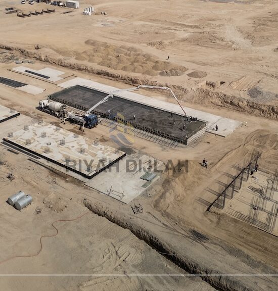 Foundation Casting process for a 70,000 barrel refinery project